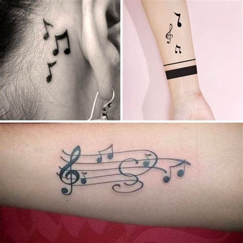 tatuajes de notas musicales y su significado|Simbolismo e ideas de diseño para tatuajes de notas musicales ...